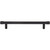 Top Knobs Elland 6 5/16" Center to Center Door Pull, Flat Black - TK3293BLK
