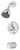 Symmons Origins Tub & Shower Faucet with Secondary Integral Diverter - S-9602-P