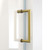 Dreamline SHDR-1954723-05 Mirage-X 50 - 54 inch W x 71 inch H Frameless Sliding Shower Door - Brushed Gold