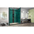 Dreamline SHDR-61607620-09 Enigma-XO 56 - 60 inch W x 76 inch H Frameless Sliding Shower Door - Matte Black Stainless Steel