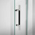 Dreamline SHDR-61607620-17 Enigma-XO 56 - 60 inch W x 76 inch H Frameless Sliding Shower Door - Brushed Tuxedo