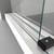 Dreamline SHDR-61607620-17 Enigma-XO 56 - 60 inch W x 76 inch H Frameless Sliding Shower Door - Brushed Tuxedo