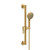 Gerber SteadyStyle Accented Round ADA Grab Bar/ Slide Bar Assembly with Octette 8 Function Hand Shower 1.75 gpm, Brushed Bronze - D461424BB