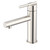 Gerber Parma Single Handle Lavatory Faucet Straight Spout w/ Metal Touch-Down Drain 1.2gpm, Polished Nickel - D224458PN
