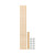 Rev-A-Shelf (4) 49-7/8" x 7/8" Wood Pilaster Uprights and (5) Pilaster Hardware Sets - 4PIL-50-088-1
