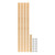 Rev-A-Shelf (4) 57-7/16" x 2-3/8" Wood Pilaster Uprights and (6) Pilaster Hardware Sets - 4PIL-58-238-1