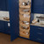Rev-A-Shelf (4) 57-7/16" x 2-3/8" Wood Pilaster Uprights and (6) Pilaster Hardware Sets - 4PIL-58-238-1