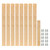 Rev-A-Shelf (8) stackable 27-1/4" x 2-3/8" Wood Pilaster Uprights and (5) Pilaster Hardware sets - 4PIL-54-238-1