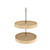 Rev-A-Shelf 18" Almond Lazy Daisy Polymer Full-Circle 2-Shelf Lazy Susan for Corner Wall Cabinets - LD-2062-18-15-1