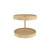Rev-A-Shelf 18" Almond Lazy Daisy Polymer Full-Circle 2-Shelf Lazy Susan w/Bottom-Mount Hardware for Corner Wall Cabinets - LD-2062-18BM-15-1