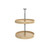 Rev-A-Shelf 18" Almond Value Line Polymer Full-Circle 2-Shelf Lazy Susan for Corner Wall Cabinets - 3072-18-15-52