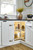 Rev-A-Shelf 28" Maple Solid Bottom 2-Shelf Kidney-Shaped Lazy Susan for Corner Base Cabinet - 53472-28MP-1