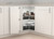 Rev-A-Shelf 28" Orion Gray Solid Bottom Kidney-Shaped Lazy Susan for Corner Base Cabinet w/ Swivel Bearing - 53-401-28BSFOG-1