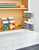 Rev-A-Shelf 3" Two-Tier Narrow Wire Wall Upright Pullout - 5WU2-3N1-1