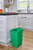 Rev-A-Shelf 35 qt. Green Polymer Replacement Waste Container for Rev-A-Shelf® Pullouts - RV-35-19-52