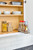 Rev-A-Shelf 5" Single-Tier Wide Wire Wall Upright Pullout - 5WU1-5W1-1