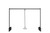 Rev-A-Shelf Adjustable and Trim-to-Fit Pull Down Closet Rod for Custom Closet Systems - CPDRSL-48MB