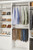 Rev-A-Shelf Adjustable and Trim-to-Fit Pull Down Closet Rod for Custom Closet Systems - CPDRSL-48MB