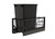 Rev-A-Shelf Aluminum Single Black 35 Qt. Pullout Waste Container w/ Soft-Close for 15" Base Cabinets - 5349-15DM-118