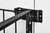 Rev-A-Shelf Black Door-Mount Extender brackets for Rev-A-Shelf® 5349 Series Waste Containers - 5345-DM18-KIT-1