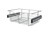 Rev-A-Shelf Chrome 18" Wire Pullout Basket for 12" Deep Closet - 7" H - CB-181207CR-1