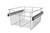 Rev-A-Shelf Chrome 18" Wire Pullout Basket for 20" Deep Closet - 11" H - CB-182011CR-1