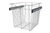 Rev-A-Shelf Chrome 18" Wire Pullout Basket for 20" Deep Closet - 18" H - CB-182018CR-1