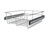 Rev-A-Shelf Chrome 18" Wire Pullout Basket for 20" Deep Closet - 7" H - CB-182007CR-1