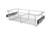 Rev-A-Shelf Chrome 24" Wire Pullout Basket for 12" Deep Closet - 7" H - CB-241207CR-1