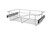 Rev-A-Shelf Chrome 24" Wire Pullout Basket for 14" Deep Closet - 7" H - CB-241407CR-1