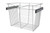 Rev-A-Shelf Chrome 24" Wire Pullout Basket for 16" Deep Closet - 18" H - CB-241618CR-1