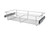 Rev-A-Shelf Chrome 30" Wire Pullout Basket for 14" Deep Closet - 7" H - CB-301407CR-1