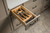 Rev-A-Shelf Craftsman Collection 10-1/4" X 19-1/2" Solid Maple Cutlery Drawer Insert w/ Black Accents - 4WCTCC-15MB-1