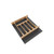 Rev-A-Shelf Craftsman Collection 16-1/4" X 19-1/2" Solid Maple Cutlery Drawer Insert w/ Black Accents - 4WCTCC-21MB-1