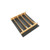 Rev-A-Shelf Craftsman Collection 16-1/4" X 19-1/2" Solid Maple Utensil Drawer Insert w/ Black Accents - 4WUTCC-21MB-1