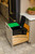 Rev-A-Shelf Craftsman Collection Double Black 32 Qt. Solid Maple Bottom Mount Pullout Waste Container w/ Black Accents, (2) 32 Qt. Lids, (2) 8 L Compost Bins/Lids and BLUM Soft-Close Slides for 24" Base Cabinets - 4WCCC-2432DM-418MB