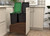 Rev-A-Shelf Craftsman Collection Double Black 50 Qt. Solid Walnut Bottom Mount Pullout Waste Container w/ Black Accents, (2) Lids and BLUM Soft-Close Slides for 18" Base Cabinets - 4WCCC-WN-1850DM-218MB