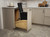 Rev-A-Shelf Craftsman Collection Single Black 50 Qt. Solid Maple Bottom Mount Pullout Waste Container w/ Black Accents, (1) Lid and BLUM Soft-Close Slides for 15" Base Cabinets - 4WCCC-1550DM-118MB