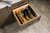 Rev-A-Shelf Craftsman Collection Solid Maple Adjustable Deep Drawer Divider Insert w/ Black Accents for 21"-24" Base Cabinet Drawers - 4WDIVCC-24MB-1