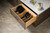 Rev-A-Shelf Craftsman Collection Solid Maple Adjustable Deep Drawer Divider Insert w/ Black Accents for 33"-36" Base Cabinet Drawers - 4WDIVCC-36MB-1
