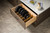 Rev-A-Shelf Craftsman Collection Solid Maple Adjustable Deep Drawer Divider Insert w/ Black Accents for 33"-36" Base Cabinet Drawers - 4WDIVCC-36MB-1