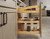 Rev-A-Shelf Craftsman Collection Solid Maple Base Cabinet Pullout Organizer w/ Black Accents and BLUM Soft-Close Slides for 9" Base Cabinets - 448CC-BCSC-5MB