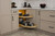 Rev-A-Shelf Craftsman Collection Solid Maple Two-Tier Girasolo w/ Soft-Close and Black Accents for 12" Left Opening/Blind Right Corner Cabinets - 487CC-12-LMB