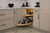 Rev-A-Shelf Craftsman Collection Solid Maple Two-Tier Girasolo w/ Soft-Close and Black Accents for 18" Right Opening/Blind Left Corner Cabinets - 487CC-18-RMB