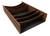 Rev-A-Shelf Craftsman Collection Solid Walnut Adjustable Deep Drawer Divider Insert w/ Black Accents for 33"-36" Base Cabinet Drawers - 4WDIVCC-WN-36MB-1