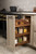 Rev-A-Shelf Craftsman Collection Solid Walnut Base Cabinet Pullout Organizer w/ Black Accents and BLUM Soft-Close Slides for 12" Base Cabinets - 448CC-BCSC-WN-8MB