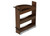 Rev-A-Shelf Craftsman Collection Solid Walnut Base Cabinet Pullout Organizer w/ Black Accents and BLUM Soft-Close Slides for 9" Base Cabinets - 448CC-BCSC-WN-5MB