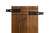 Rev-A-Shelf Craftsman Collection Solid Walnut Knife Block Pullout Organizer w/ Black Accents and BLUM Soft-Close Slides for 12" Base Cabinets - 448KBCC-BCSC-WN-8MB