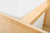 Rev-A-Shelf Double White 50 Qt. Maple Value Line Pullout Waste Container w/ Soft-Close for 18" Base Cabinets - 4VLWCSC-1850DM-2