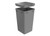 Rev-A-Shelf Gray Polymer Bi-Directional Lid for Rev-A-Shelf® 27 qt. Waste Containers - RV-1024-LID-14-1